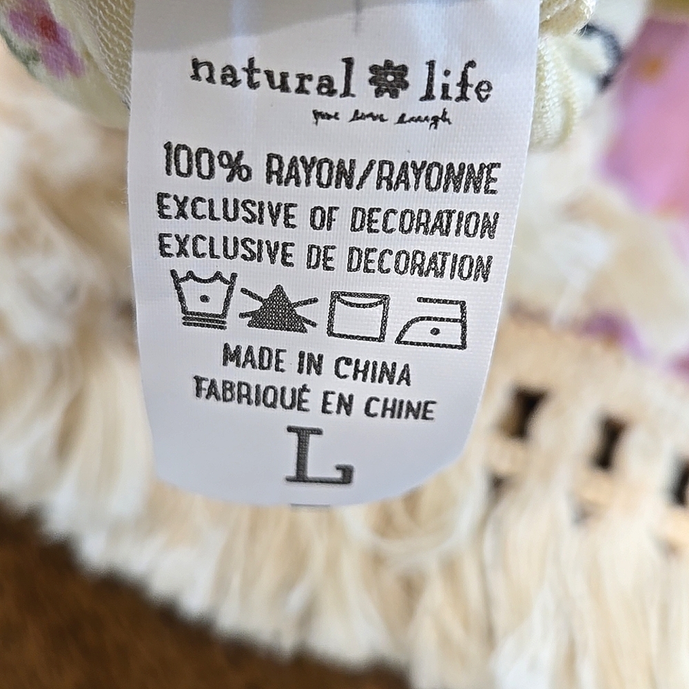 NATURAL LIFE Black and Pink Patterned Pajama Pants - Picture 13 of 14